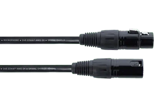 CORDIAL Câble Microphone XLR 3 mètres