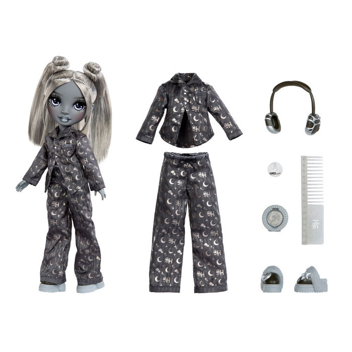 MGA Poupée de mode Luna Girls Night Shadow High - Poupée mannequin articulée avec accessoires MGA Poupée de mode Luna Girls Night Shadow High - Poupée mannequin articulée avec accessoires