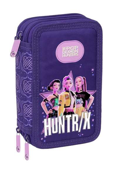 Safta Coffret de fournitures scolaires K-Pop Demon Hunters Fighters 37 pièces Safta Coffret de fournitures scolaires K-Pop Demon Hunters Fighters 37 pièces