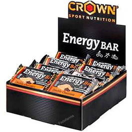 CROWN SPORT NUTRITION Energy Bar Double Choc 12 x 60 g