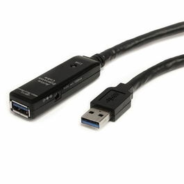 Câble USB Startech USB3AAEXT3M USB A Noir