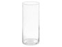 GIFTDECOR Vase Cylindre en Cristal Transparent 10x25cm
