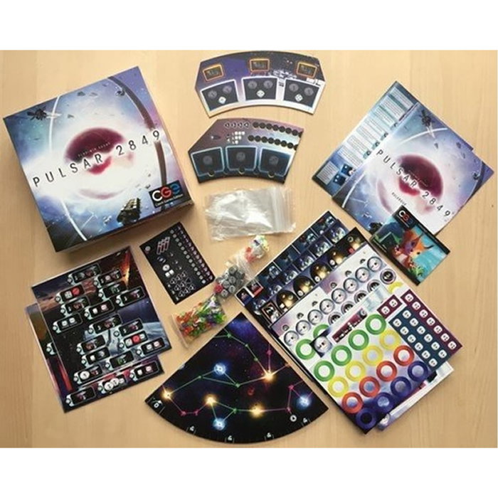 Devir Jeu de Société Pulsar 2849 Réf 2849, Jeu de Stratégie Spatiale, 2-4 Joueurs, 14+ Ans