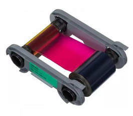 Evolis YMCKO - Ruban d'impression couleur pour imprimante à cartes, simple ou recto verso