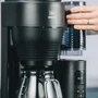 Melitta Aromafresh Glass Pro 1030-01 - Cafetière filtre avec moulin à café intégré - 10 tasses - 1130 W - Noir