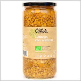 CARLOTA ORGANIC Lentilles avec légumes BIO 720g