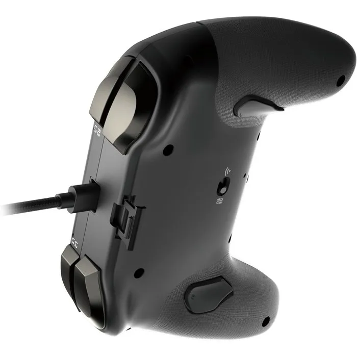 Hori Fighting Commander Octa Pro - Manette de jeu sans-fil pour PS5, PS4 et PC - Noir - Boutons programmables, D-pad interchangeable, autonomie 10h