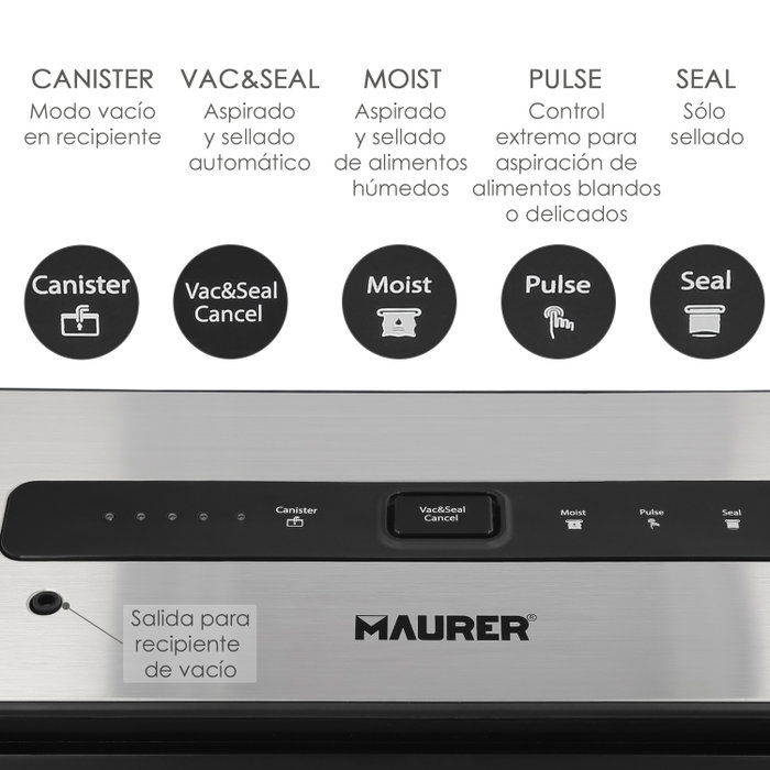 MAURER Machine sous vide 130W