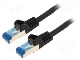 GOOBAY Cordon de patch Cat 6a S/FTP 20m Noir