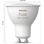 Philips Hue - Ampoules LED Connectées GU10, 2 Pièces - Éclairage Intelligent Wi-Fi, Contrôle par Application, Large Palette de Couleurs et Luminosité Ajustable