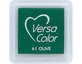 Tsukineko VERSACOLOR Almohadilla de tinta Oliva 33x33mm