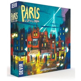 Devir Jeu de société Paris: La Cité de la Lumière Édition en Espagnol Placement de tuiles
