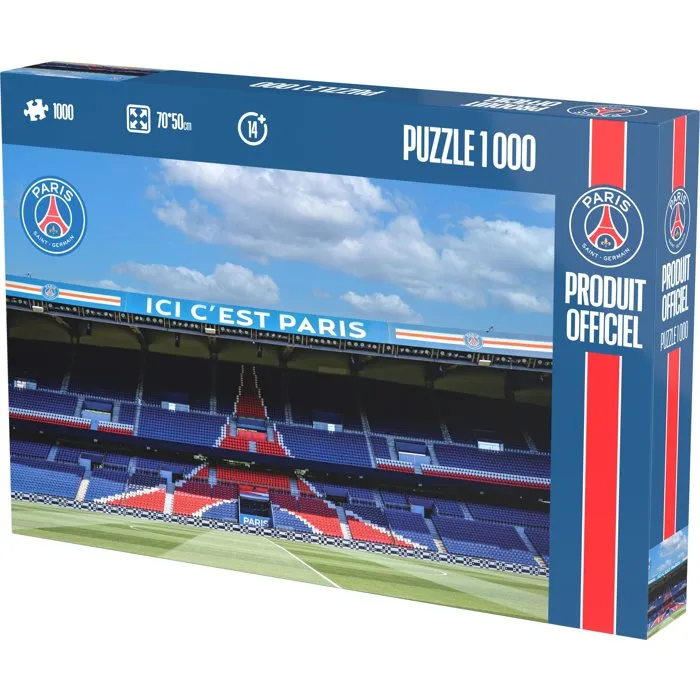 Megableu Puzzle 2D Paris Saint-Germain (PSG) - 1000 Pièces - Dès 14 Ans - En Français