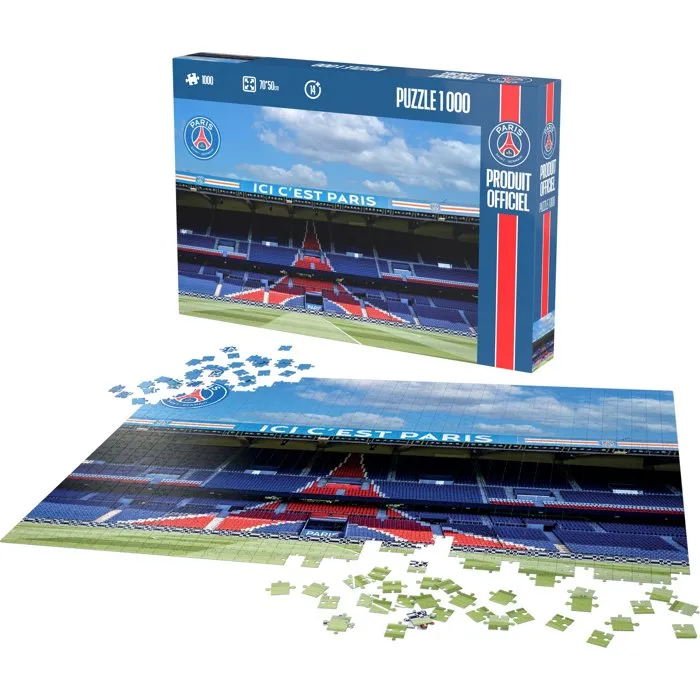 Megableu Puzzle 2D Paris Saint-Germain (PSG) - 1000 Pièces - Dès 14 Ans - En Français