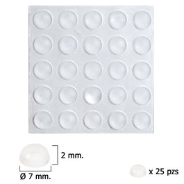 MAURER Dômes amortisseurs silicone petit format (25 unités)