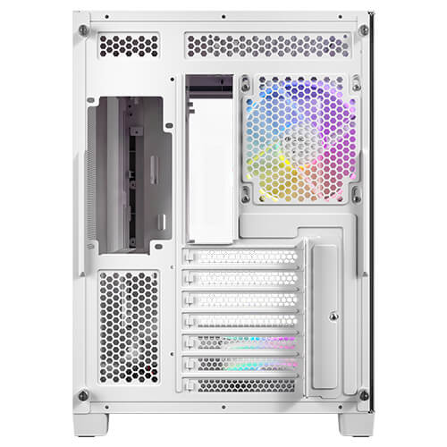 Antec C5 Curve Boîtier PC Gaming Mid Tower ATX Blanc avec 4 Ventilateurs ARGB PWM Vitre Trempée Antec C5 Curve Boîtier PC Gaming Mid Tower ATX Blanc avec 4 Ventilateurs ARGB PWM Vitre Trempée