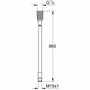Grohe Flexible de douche métal chromé M15X1/2 46104-000, 86 cm