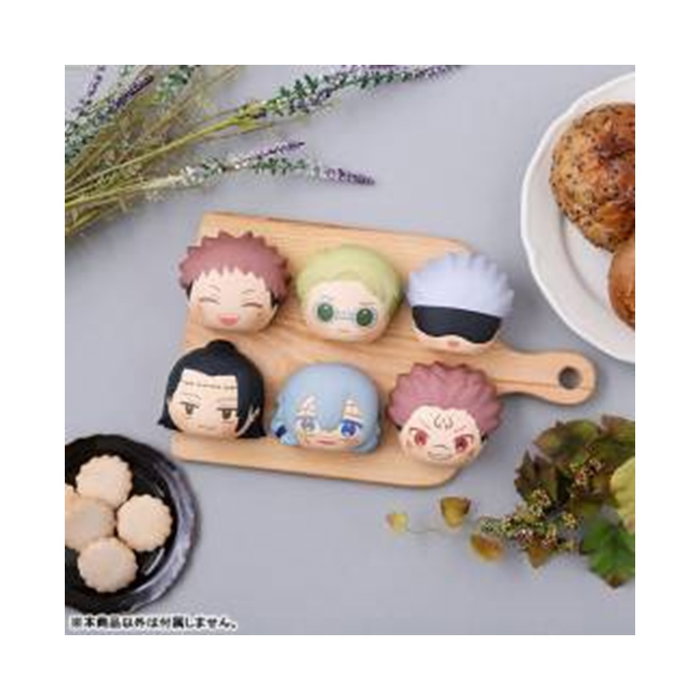 Megahouse Pack de 6 figurines anti-stress Jujutsu Kaisen Gekijouban Squeeze Bread