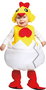 My Other Me - Déguisement de poussin taille 3-4 ans - Gorro, pelele avec coquille et chaussons - Blanc - 100% Polyester