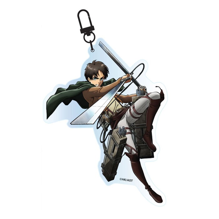 Attack on Titan porte-clés acrylique Eren Jaeger Attack on Titan porte-clés acrylique Eren Jaeger
