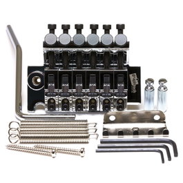 Graphtech String Saver Floyd Rose Bridge With String Saver Inserts Chrome - Vibrato pour guitare avec sillet PTFE