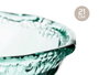 GIFTDECOR Vase Azteca en verre recyclé transparent 21cm