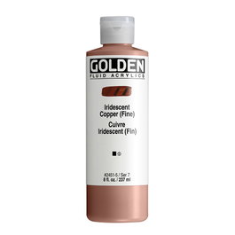 Golden Couleurs Acryliques Fluides Cuivre Iridescent (Fino) 237 ml