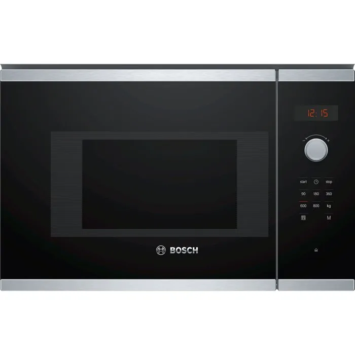 Bosch Micro-ondes encastrable Serie 4 BFL523MS0 Inox 800 W Bosch Micro-ondes encastrable Serie 4 BFL523MS0 Inox 800 W