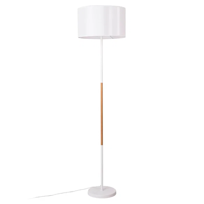 Lampe de Sol Puducherry SKD-F1006 - Lampe sur Pied Design avec Douille LED E27 - Compatible Ampoules RGB, CCT, Blanc Chaud ou Froid pour Salon, Chambre Lampe de Sol Puducherry SKD-F1006 - Lampe sur Pied Design avec Douille LED E27 - Compatible Ampoules RGB, CCT, Blanc Chaud ou Froid pour Salon, Chambre