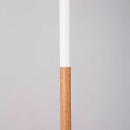 Lampadaire Puducherry style nordique en acier et textile, 1590 mm