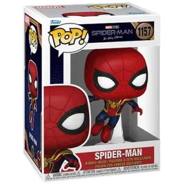 Funko Pop! Marvel Studios Spider-Man No Way Home - Spider-Man Tête oscillante - Figurine à collectionner 1157 - 9 cm