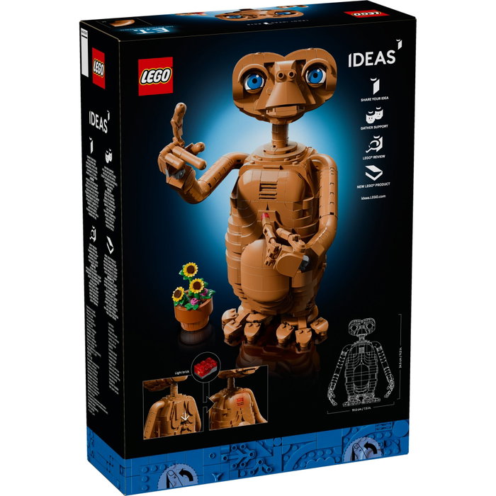 Lego Ideas E.T. l'Extra-Terrestre 21370 Lego Ideas E.T. l'Extra-Terrestre 21370
