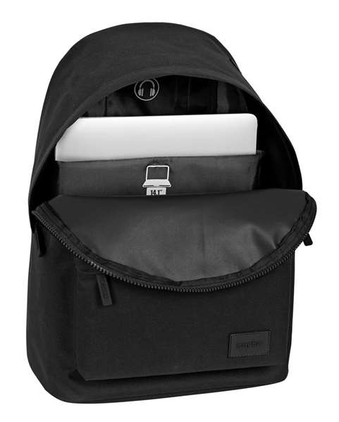 Safta Basic Noir Sac à dos pour ordinateur portable 14.1" (31 x 41 x 16 cm)