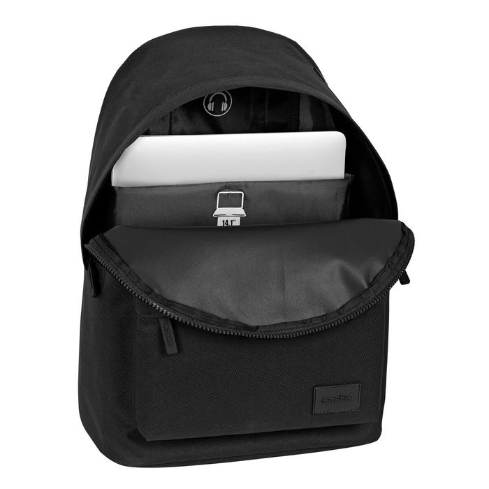 Cartable Safta 31 x 41 x 16 cm Noir