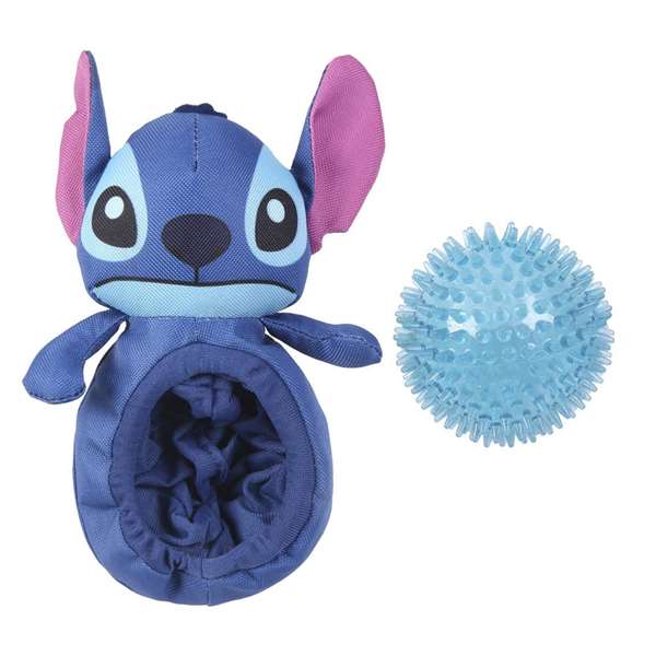 Cerdá Peluche Stitch pour Chien, Jouet en Peluche Boule, 13.0 x 9.0 x 24.0 cm, Bleu, À partir de 3 Ans