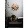 Alessi MDL05 Raggiante - Horloge murale en bois de bambou avec chiffres romains, design Michele De Lucchi
