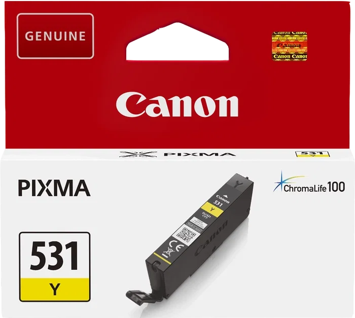 Canon CLI-531y Cartouche d'encre jaune (6121C001) – 515 pages Canon CLI-531y Cartouche d'encre jaune (6121C001) – 515 pages