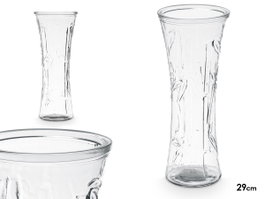 GIFTDECOR Vase en verre classique grand, transparent