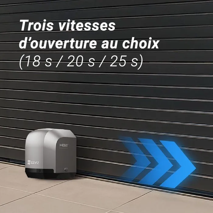 EZVIZ HG2 400 Kit de motorisation de portail connecté pour portail coulissant jusqu'à 400 kg et 6 m de longueur