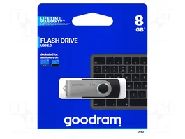 GoodRam UTS2 Clé USB 8 GB Noir Argenté