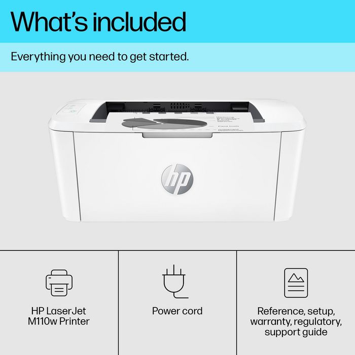HP Imprimante laser mono M110w compacte WiFi - Jusqu'à 20 ppm, impression professionnelle