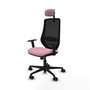 Piqueras y Crespo Chaise de Bureau Mardos Rose et Noir