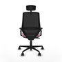 Piqueras y Crespo Chaise de Bureau Mardos Rose et Noir