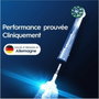 Oral-B Brossette Cross Action pour brosse à dents électrique, pack de 6, blanc