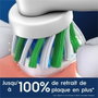 Oral-B Brossette Cross Action pour brosse à dents électrique, pack de 6, blanc