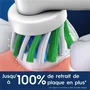Oral-B - Brossettes Cross Action pour Brosse à Dents Électrique - Pack de 6 - Filaments en X pour un Nettoyage Profond