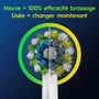 Oral-B - Brossettes Cross Action pour Brosse à Dents Électrique - Pack de 6 - Filaments en X pour un Nettoyage Profond