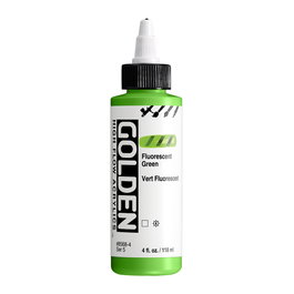 Golden Couleurs Acryliques High Flow Vert Fluorescent 118 ml