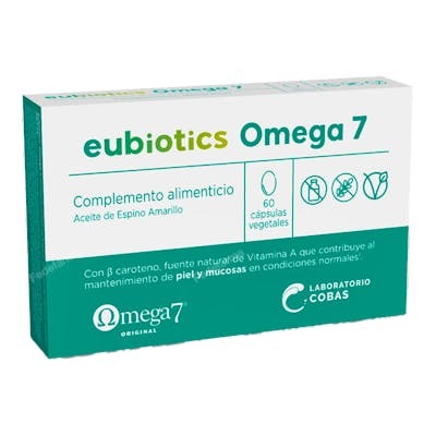 COBAS Eubiotics Omega 7 60Cap Complément Alimentaire Huile d'Argousier COBAS Eubiotics Omega 7 60Cap Complément Alimentaire Huile d'Argousier