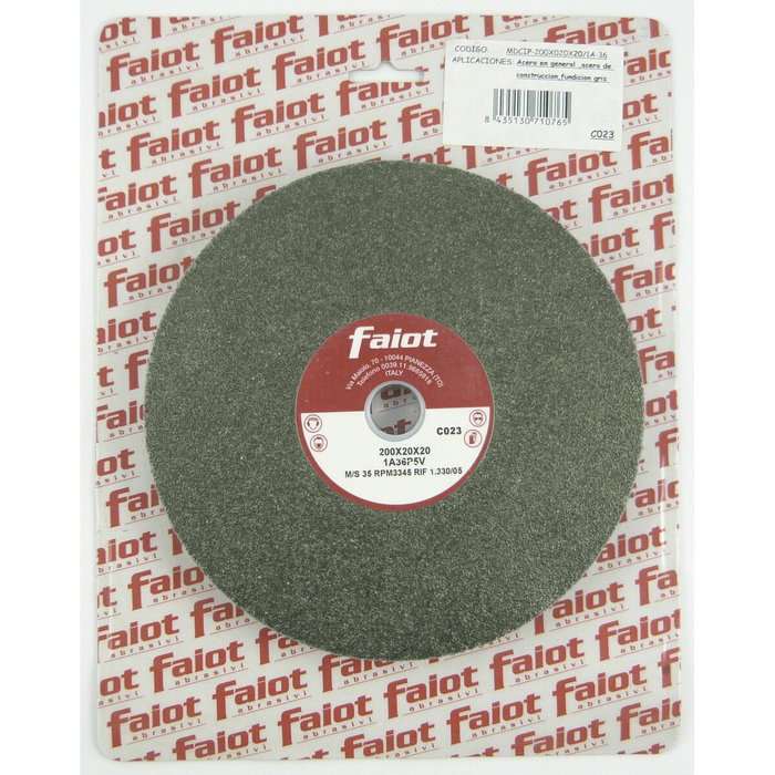 Meule abrasive FAIOT 8C-80 150 mm Vert